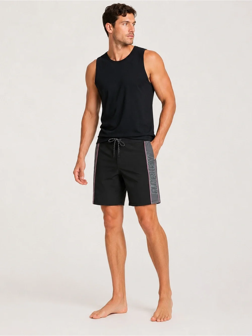 Hurley Phantom Black Board Shorts Men’s Surf Swim Trunks